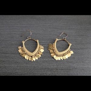 Satya Egyptian style gold earrings